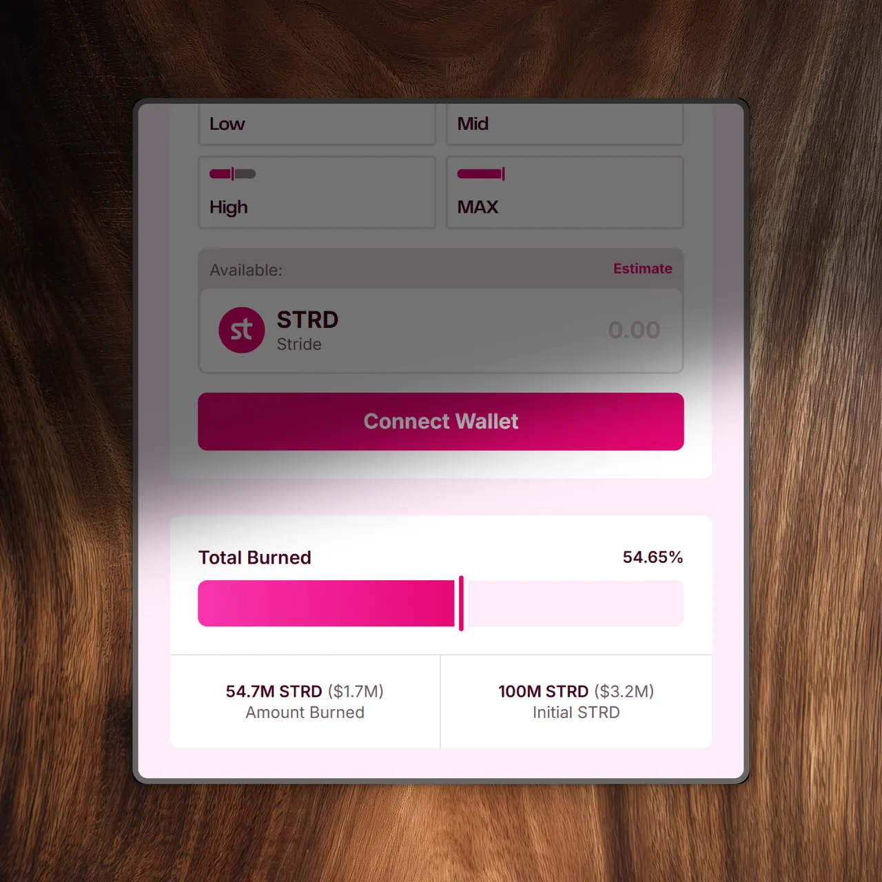 Stride Liquid Staking